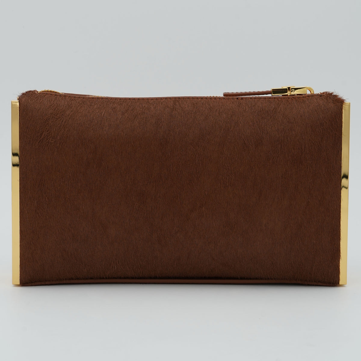 Pochette Donna Elisabetta Franchi BS11A67E2 Sigaro con Dettagli Oro