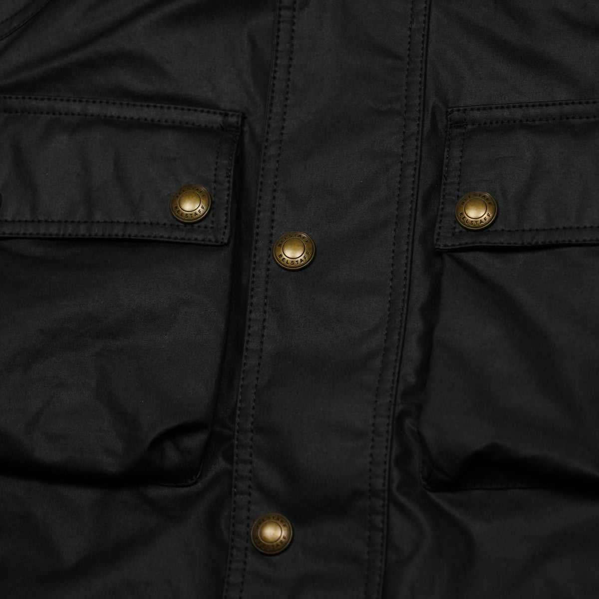 Giacca Belstaff Racemaster 105306 Nera in Cotone Cerato