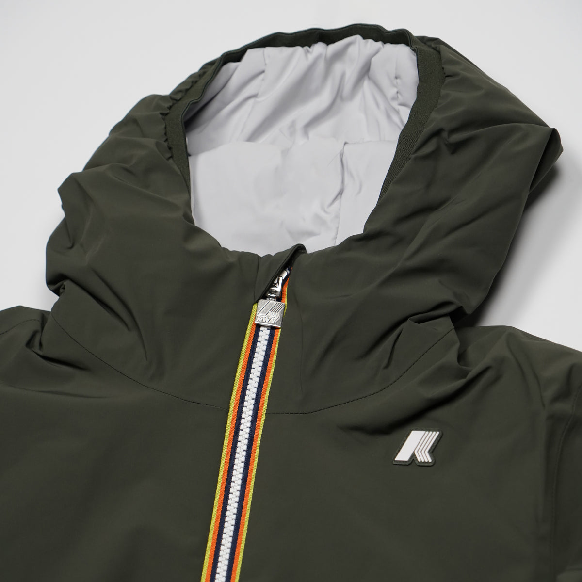 Giubbotto Kway Jack ST Warm Double k6128vw DD5 Verde Scuro e Grigio