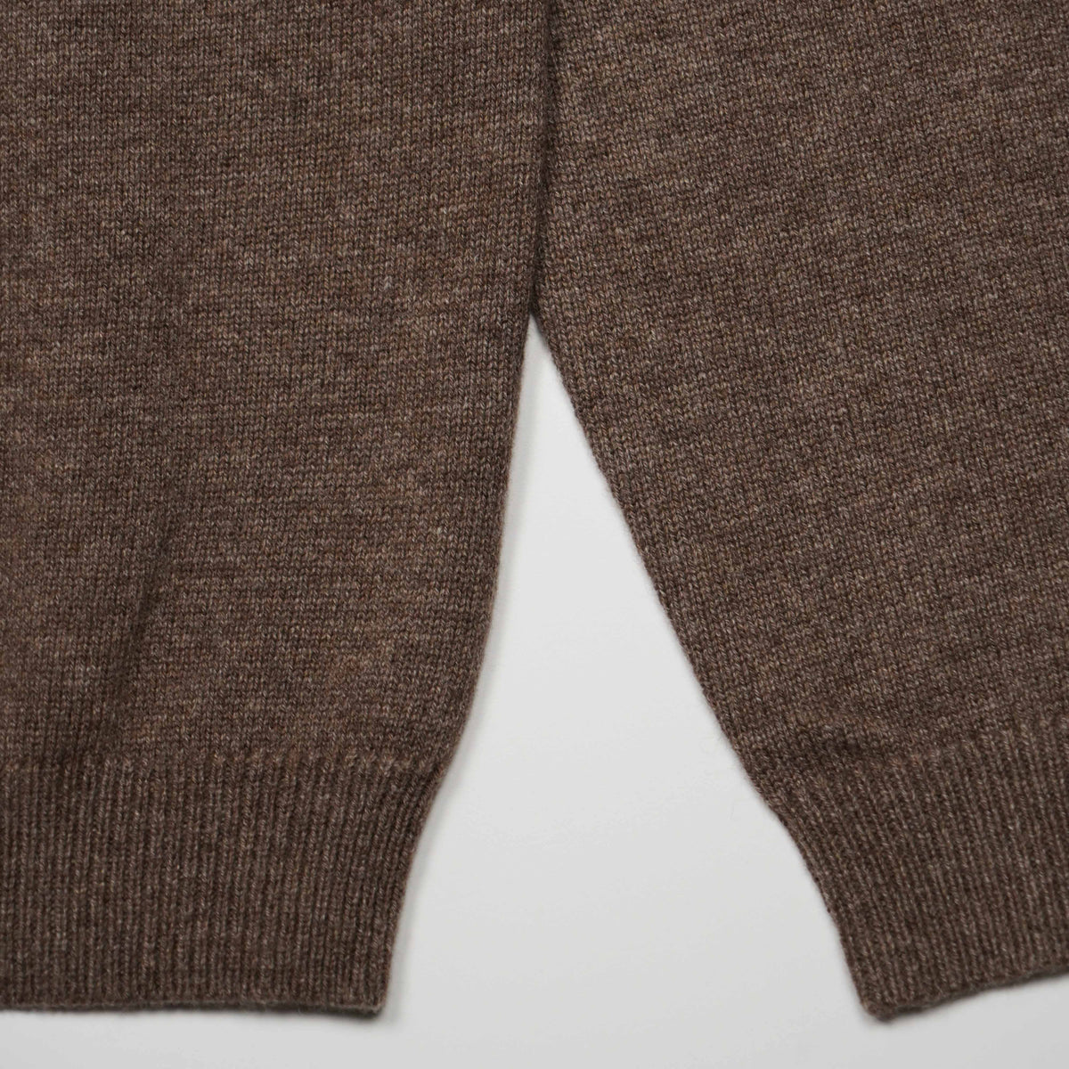 Maglione Girocollo SUN68 Sweater Warm Wool K46112-66 Marrone in Lana e Cashmere