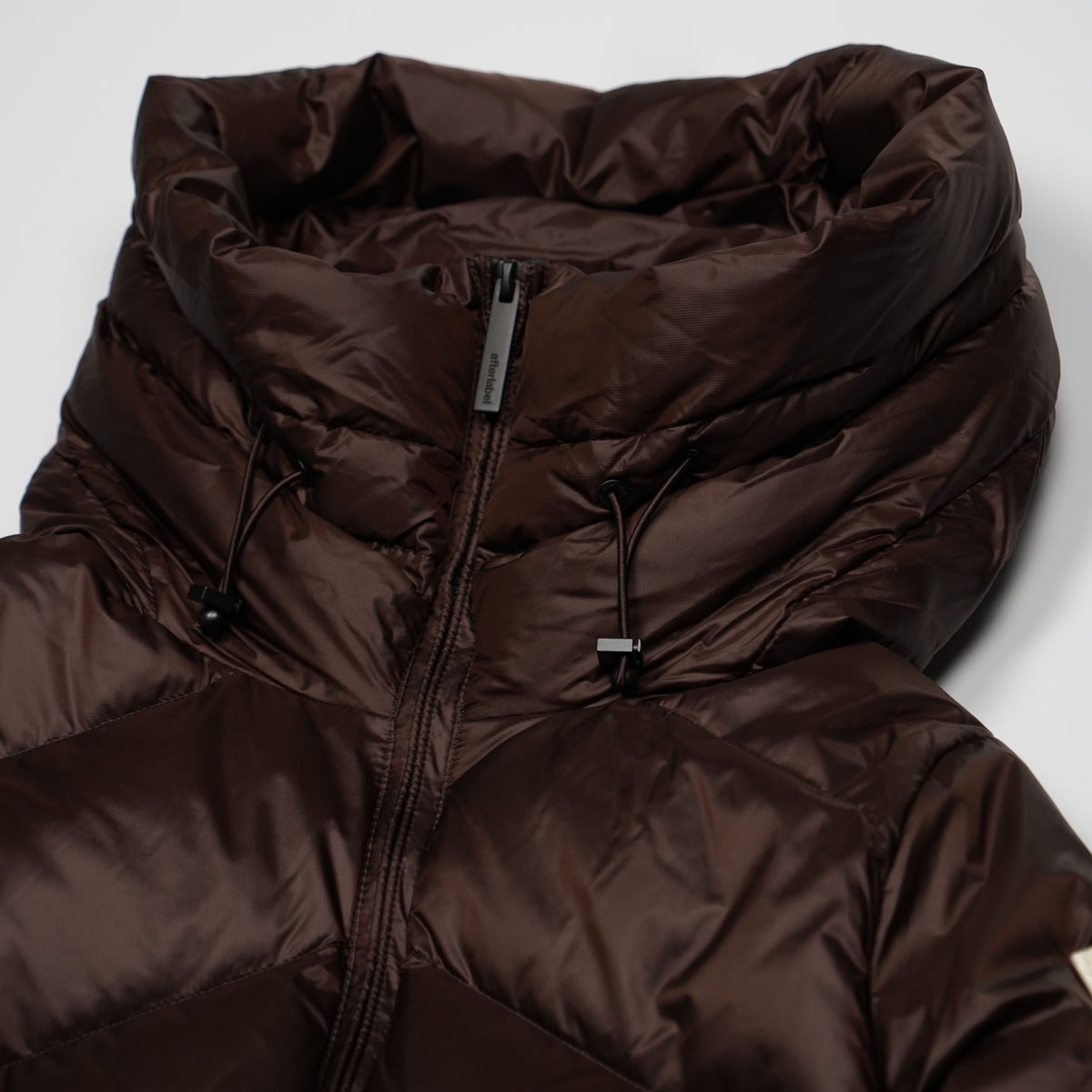 Piumino Corto After Label Helsinki N051 290 Marrone Oversize