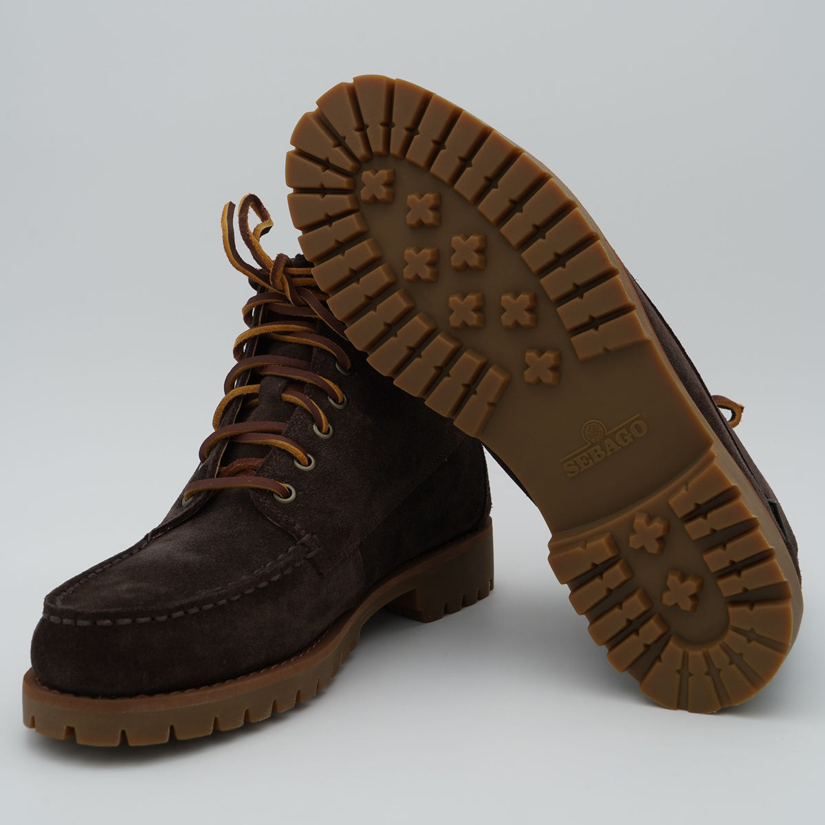 Stivaletto Sebago Parker 72127XW-901 Dk Brown-Brown Seal in Pelle Scamosciata Marrone
