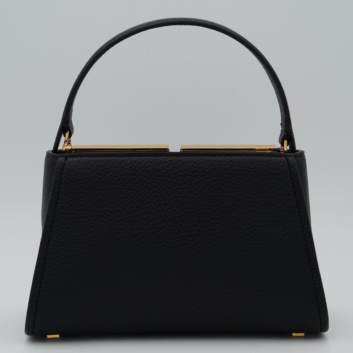 Borsa Elisabetta Franchi BS07A66E2 Nera con Logo Oro