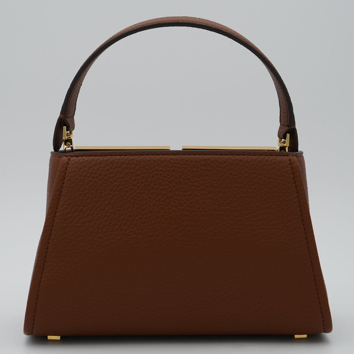 Borsa Elisabetta Franchi BS07A66E2 Sigaro con Logo Oro