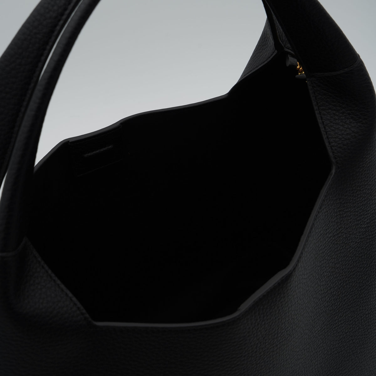 Borsa a Spalla Elisabetta Franchi BS23A66E2 Nera con Logo Oro