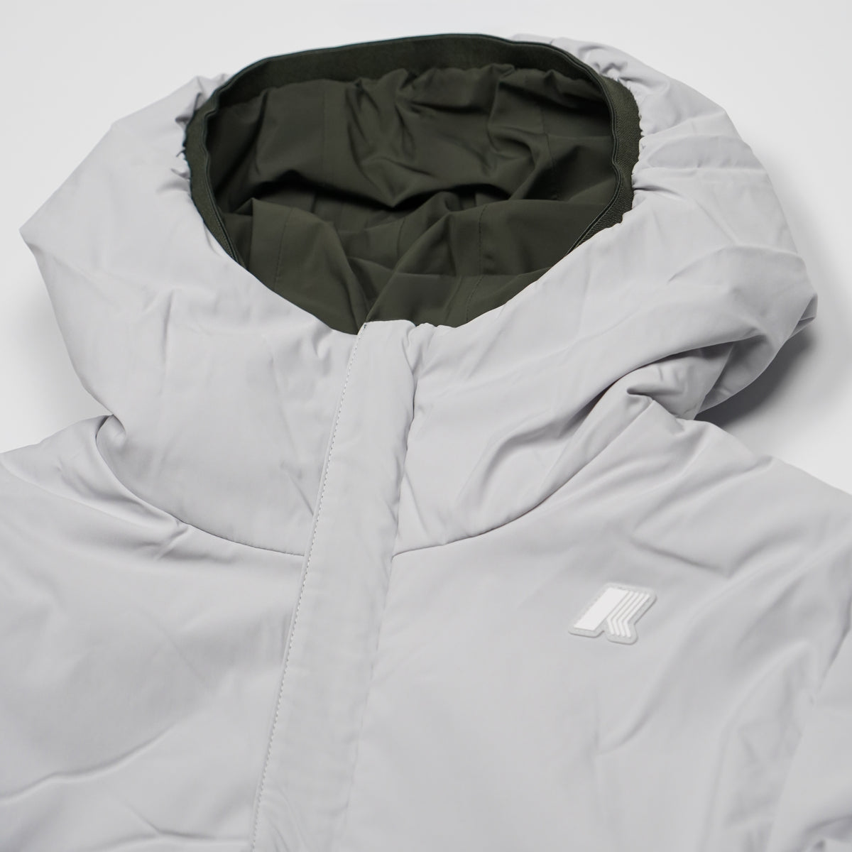 Giubbotto Kway Jack ST Warm Double k6128vw DD5 Verde Scuro e Grigio