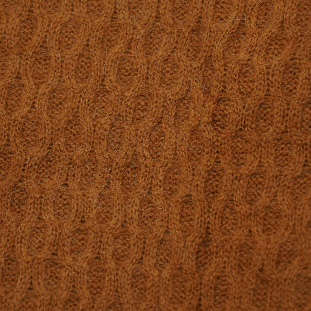 Maglione Girocollo SUN68 Fancy Knit K46155-71 Marrone Cacao in Misto Lana e Alpaca