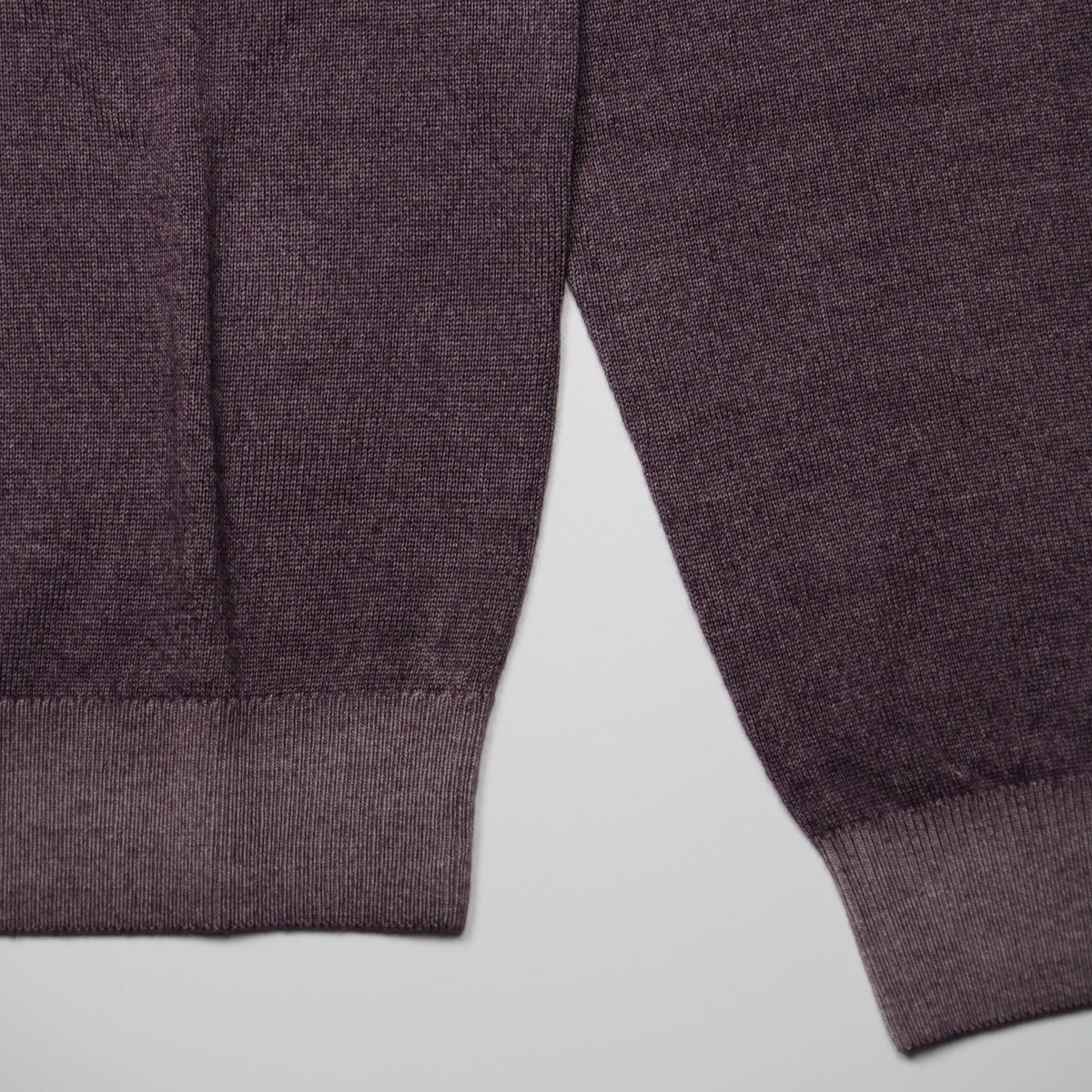 Maglione Girocollo SUN68 Vintage Dyed Wool K46129-60 Melanzana in Lana