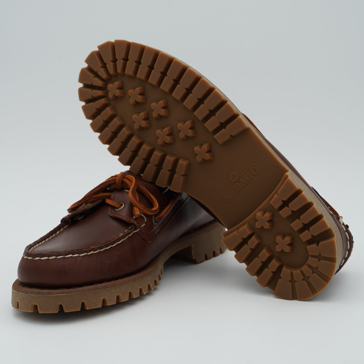 Mocassino Sebago Ranger Waxy 7001HU0-925 Brown Gum in Pelle Cerata