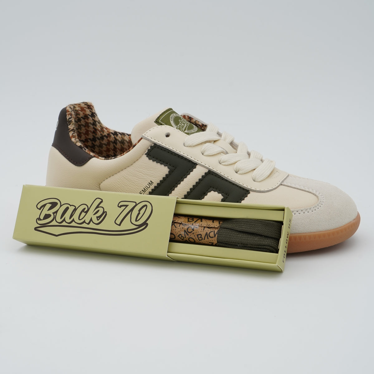 Sneakers Back 70 Cloud Spongy Nappa Milk Olive 70