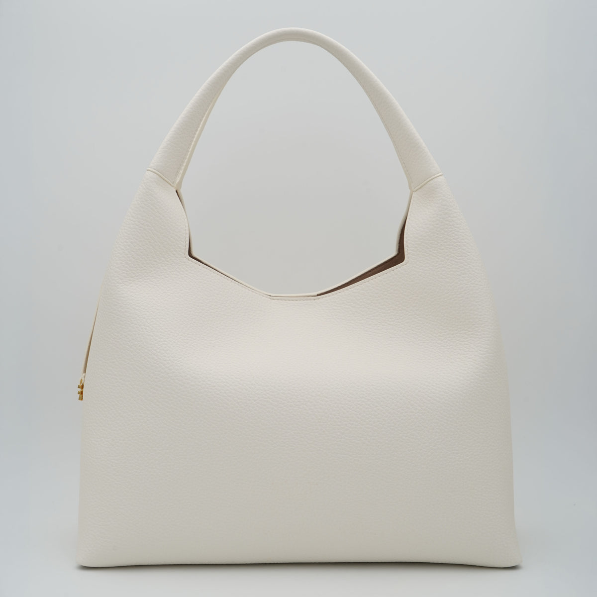 Borsa a Spalla Elisabetta Franchi BS23A66E2 Burro con Logo Oro
