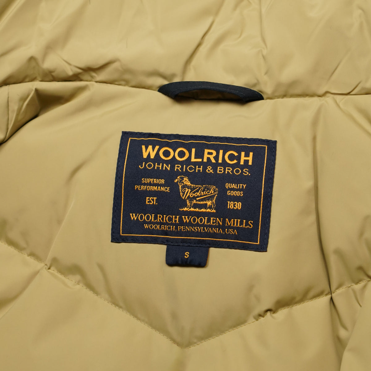 Bomber Woolrich Polar Melton Blue