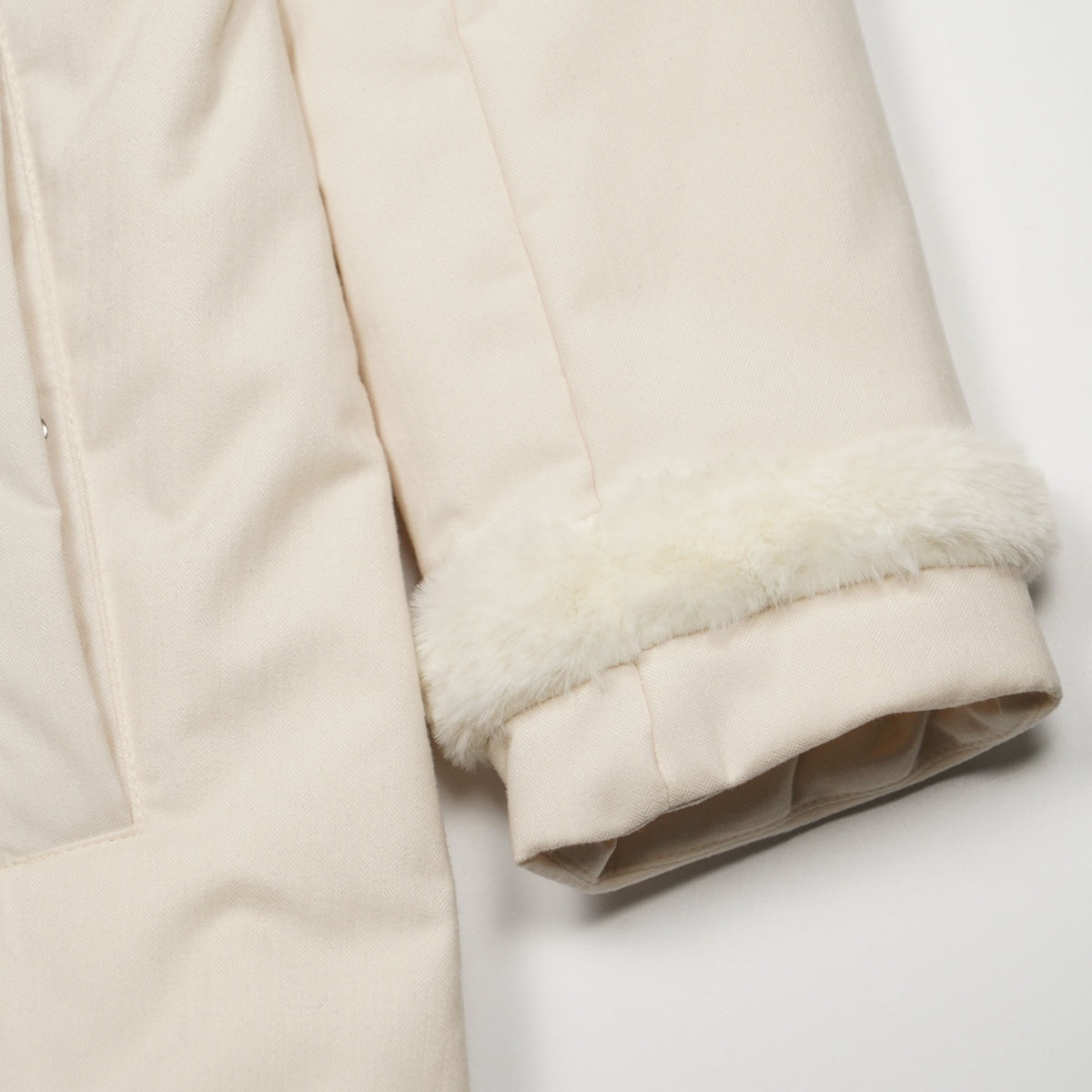 Piumino Lungo Colmar 2231E 624 Bianco Panna