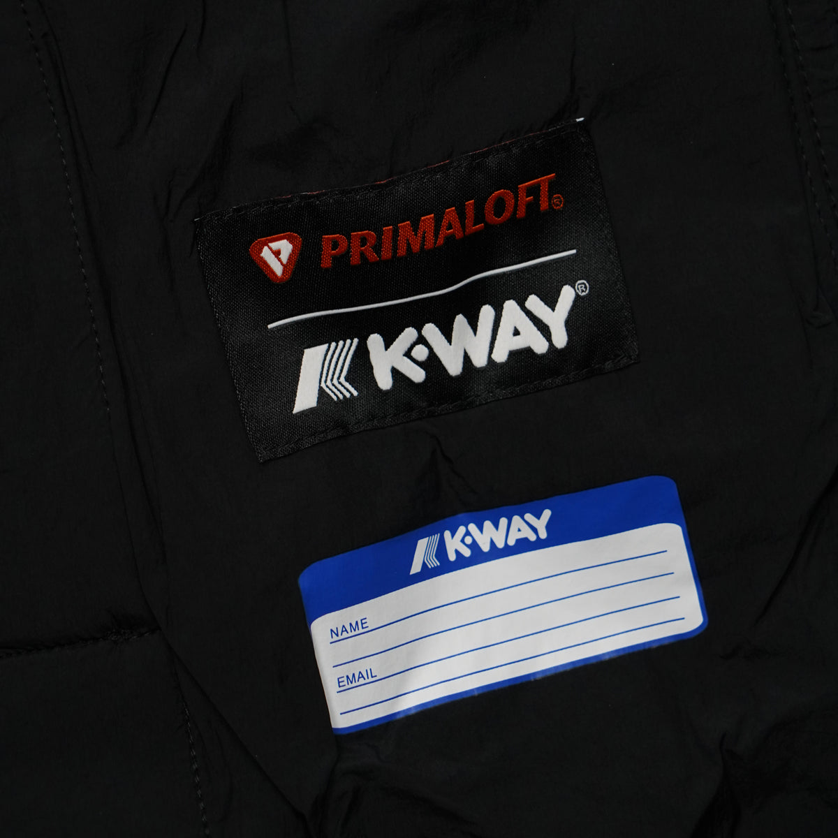 Giubbotto K-Way Siphane Hybrid Warm Shell K8161DW USY Nero con Cappuccio, Inserti Trapuntati e Imbottitura PrimaLoft Riciclata