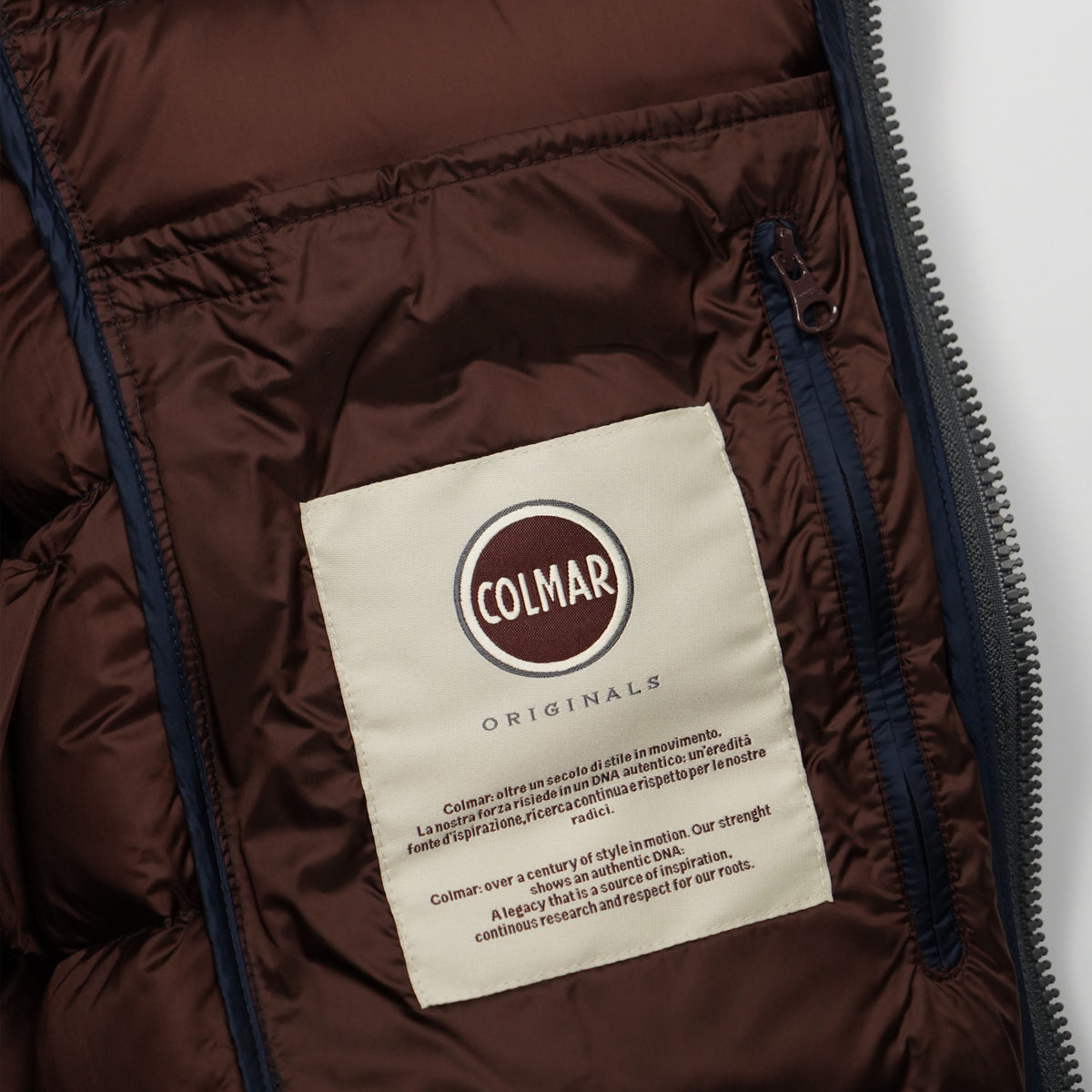 Piumino Colmar Originals Warrior 1224 68 Blu Navy con Imbottitura in Piuma
