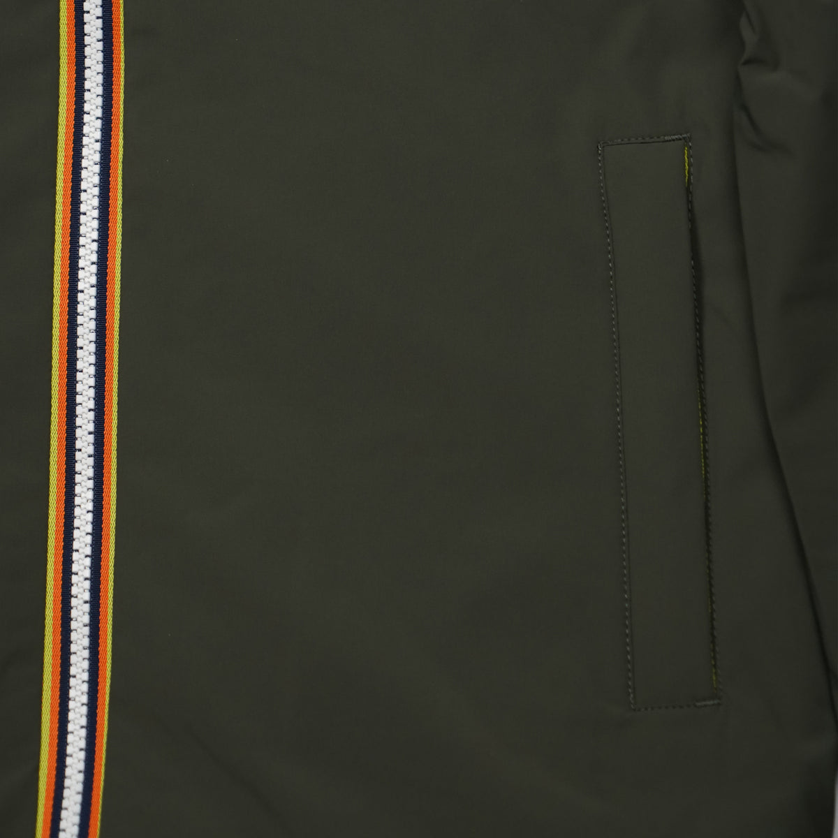 Giubbotto Kway Jack ST Warm Double k6128vw DD5 Verde Scuro e Grigio