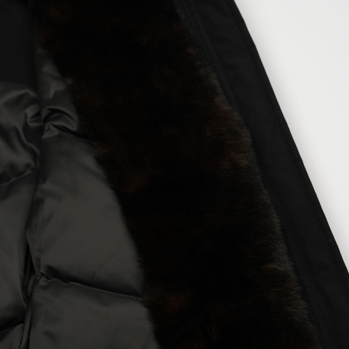 Parka Woolrich Erie 2245frut0001 Nero con Pelliccia