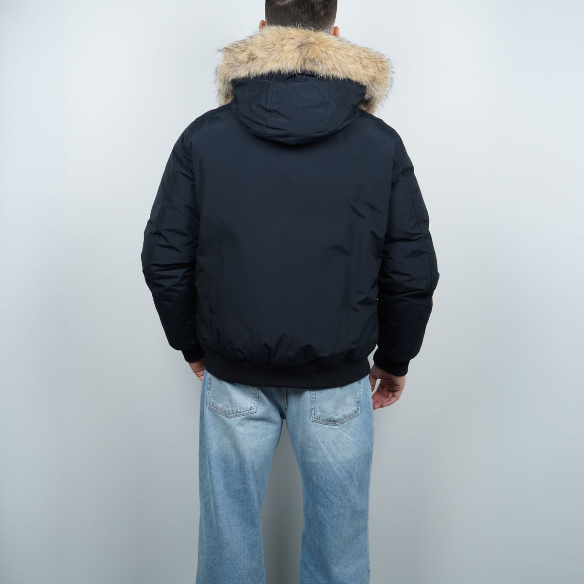Bomber Woolrich Polar Melton Blue