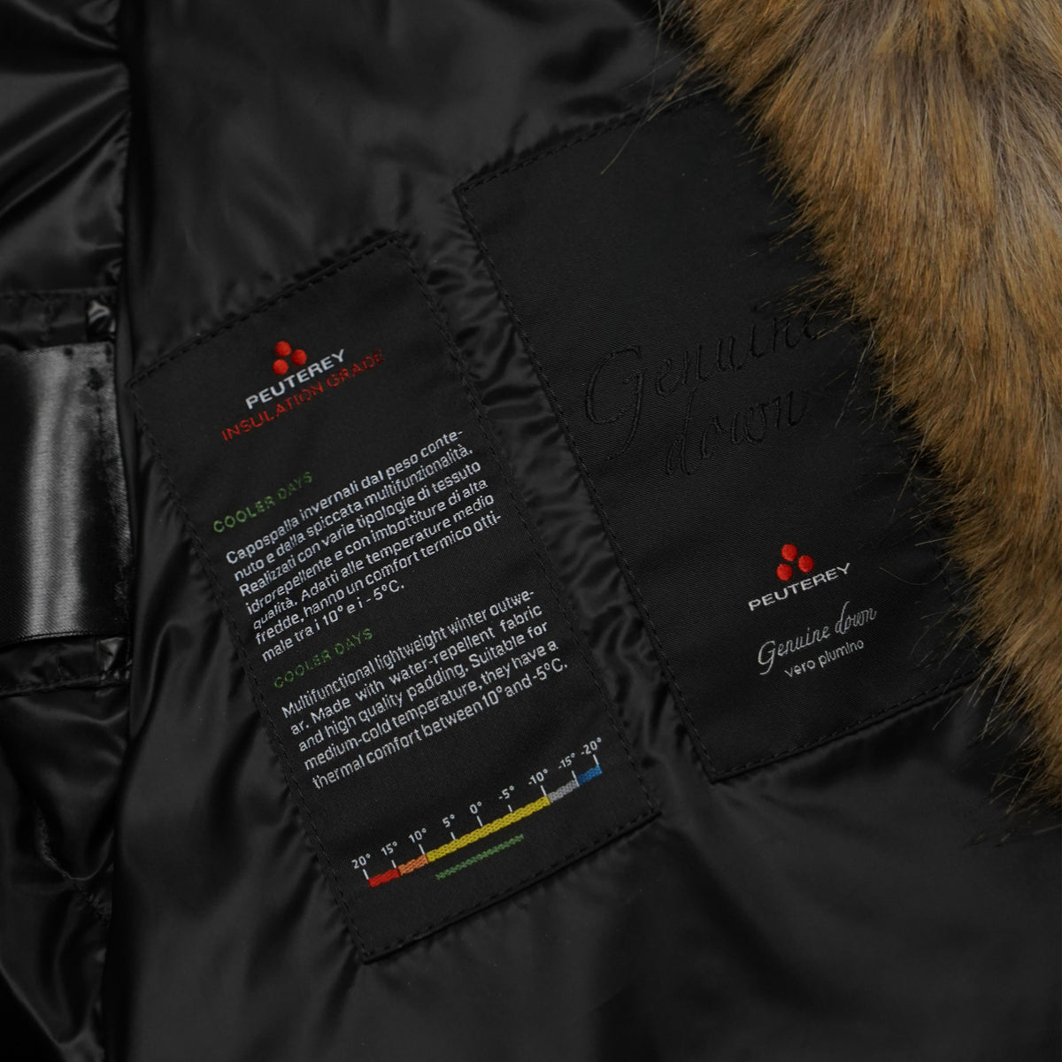 Piumino Peuterey Vertis Ecofur 5748 Nero