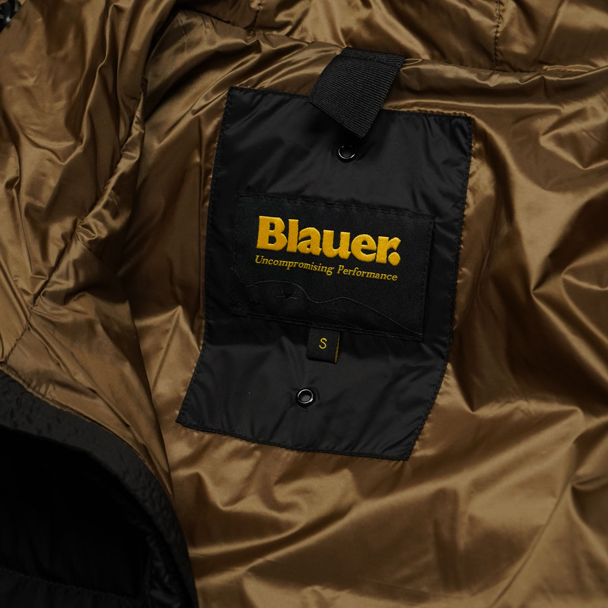 Piumino Blauer Clipper c03025 Nero con Imbottitura in Piuma