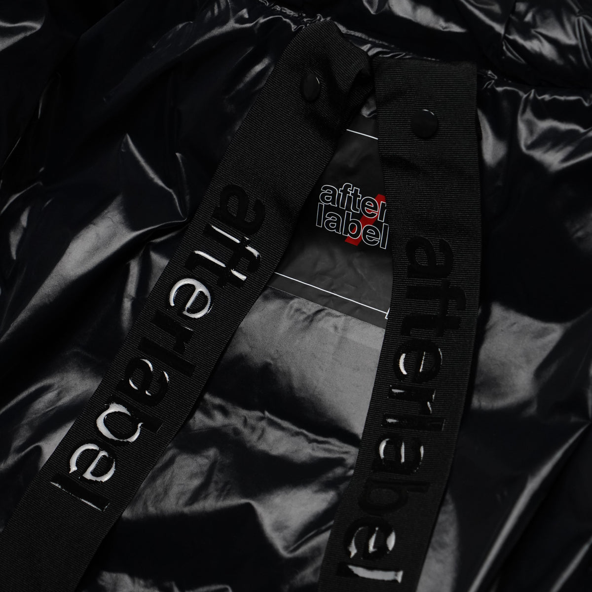 Piumino After Label Levi N051 999 Nero Oversize