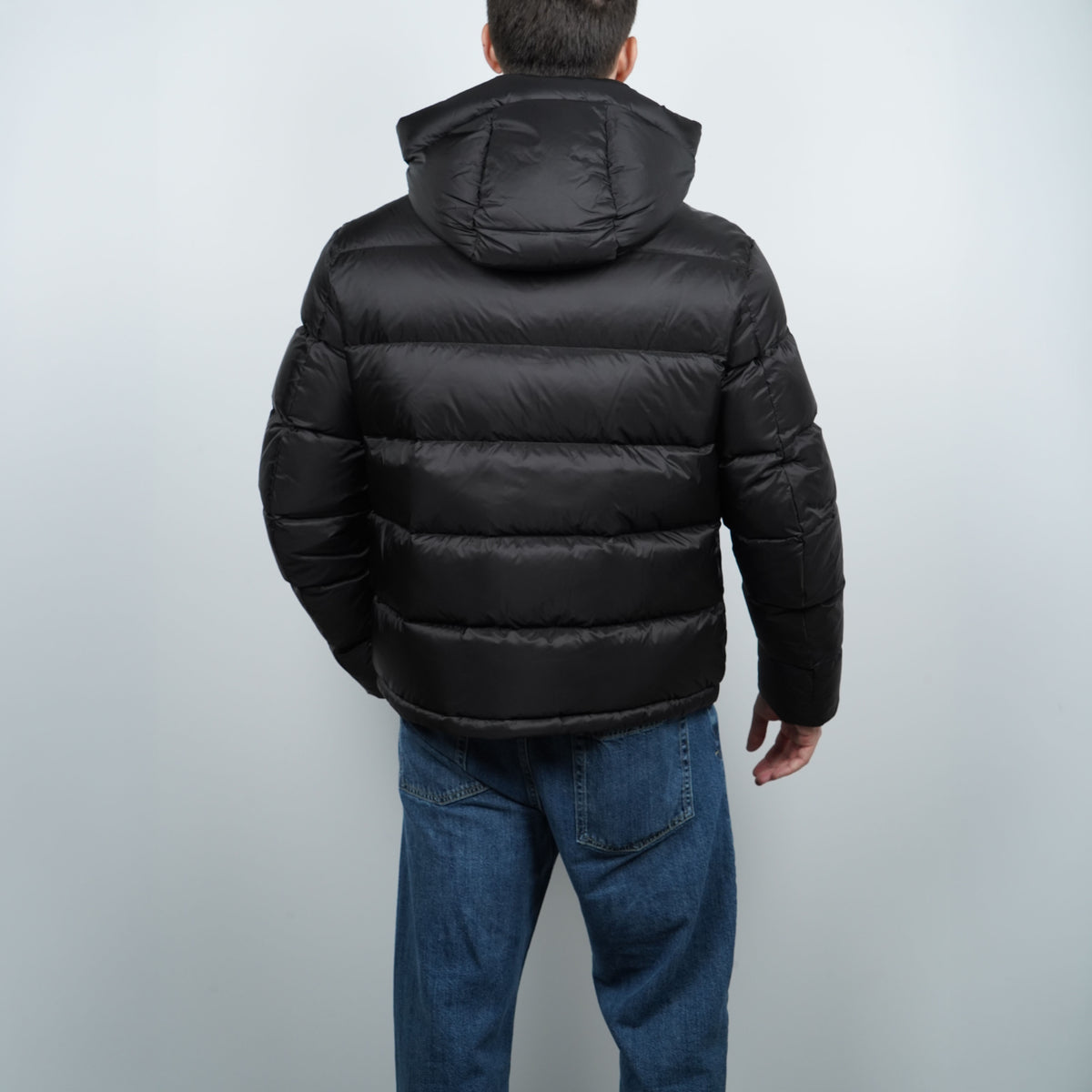 Piumino Blauer Clipper c03025 Nero con Imbottitura in Piuma