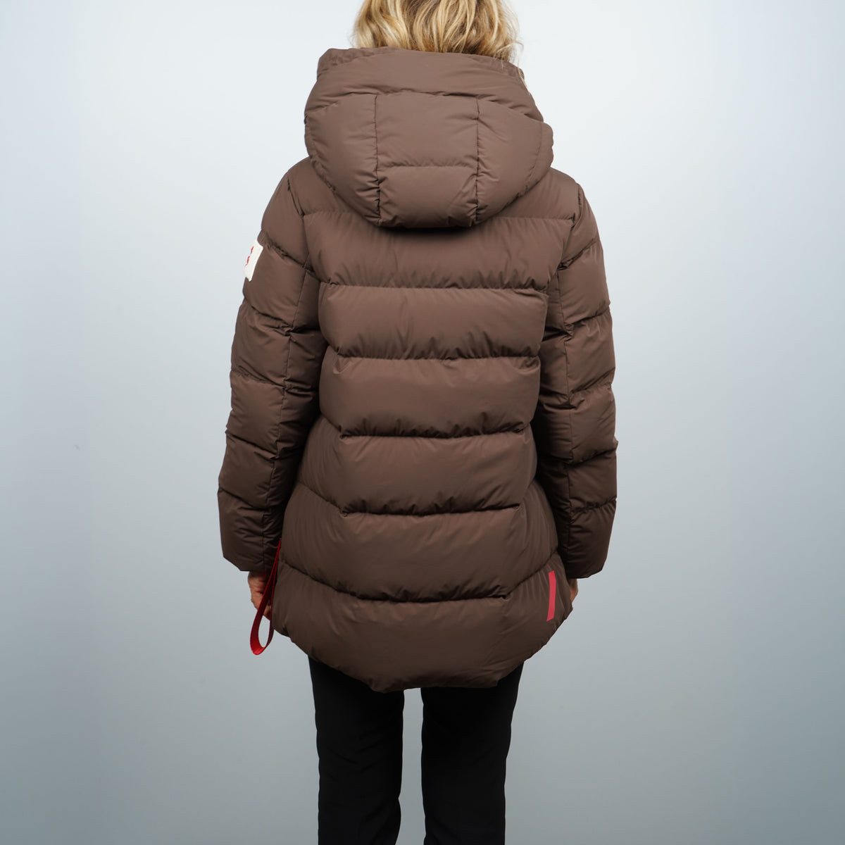 Piumino After Label Levi N7864 290 Marrone Oversize